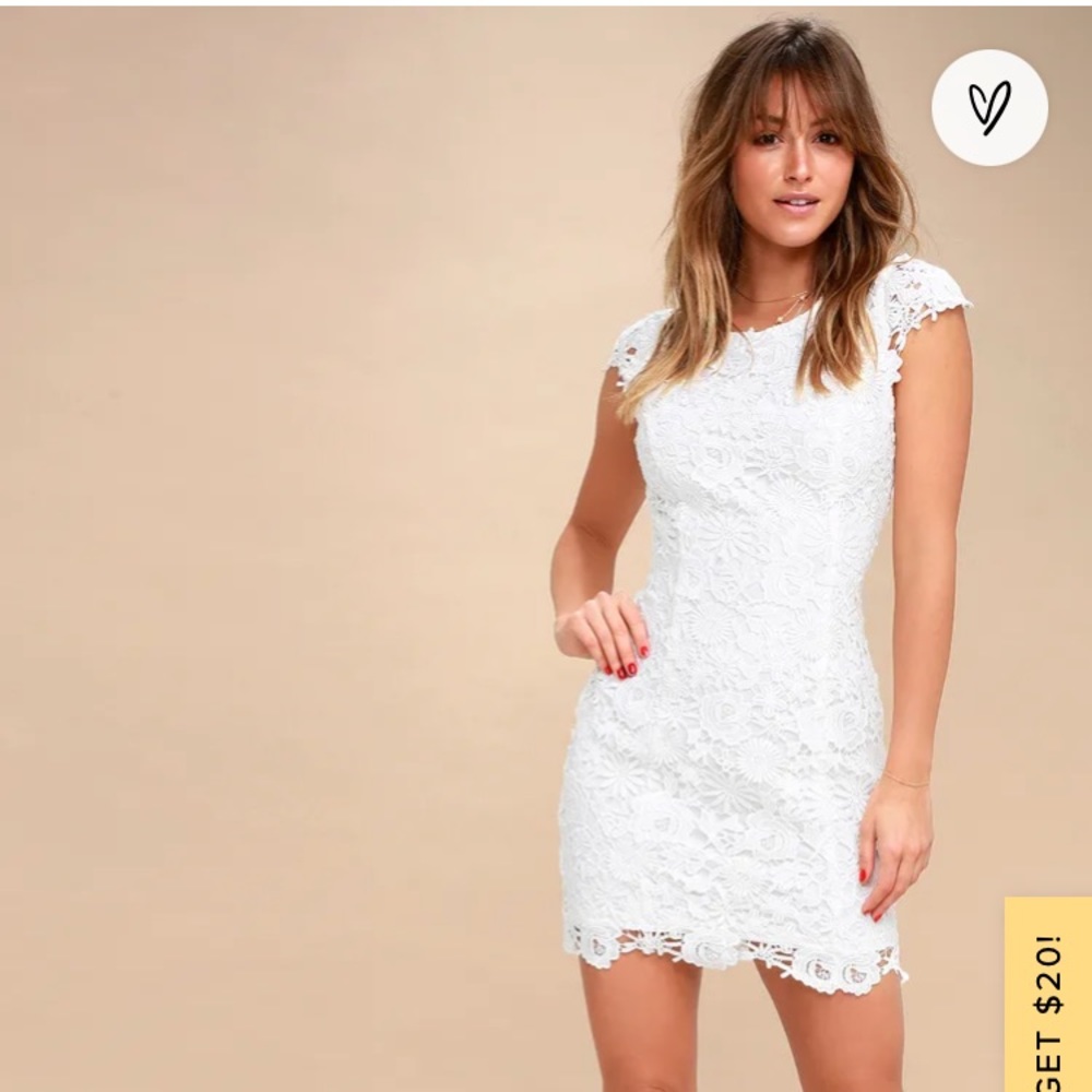 Romance language white backless dress